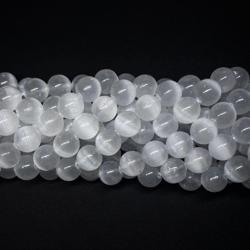 Beads Selenite 8mm 0008015